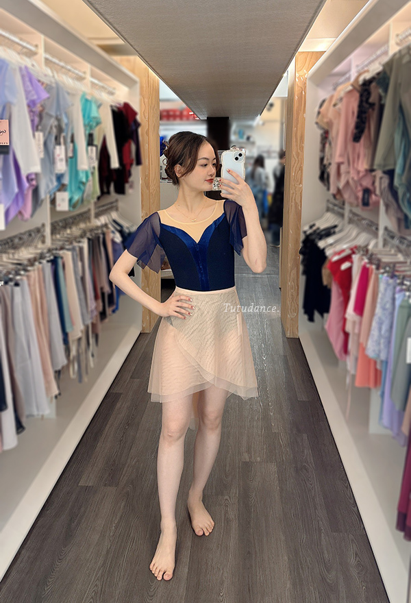 俄羅斯 Grishko【GR-DA5009 蝴蝶袖舞衣】可放胸墊