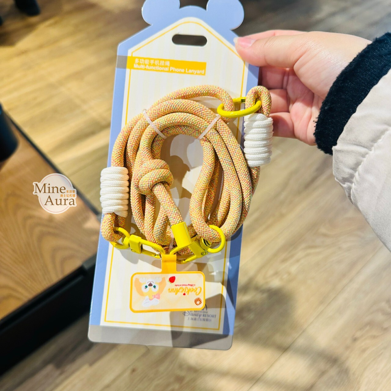 可琦安 餅乾 CookieAnn 多功能 手機掛繩 3C用品 -上海迪士尼樂園