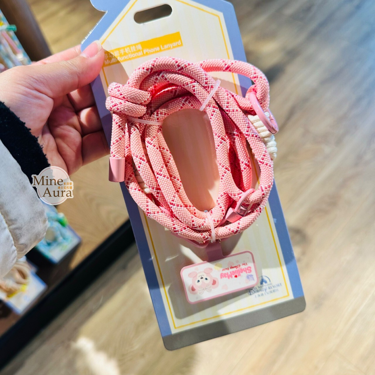 雪莉玫 ShellieMay 多功能 手機掛繩 3C用品 -上海迪士尼樂園