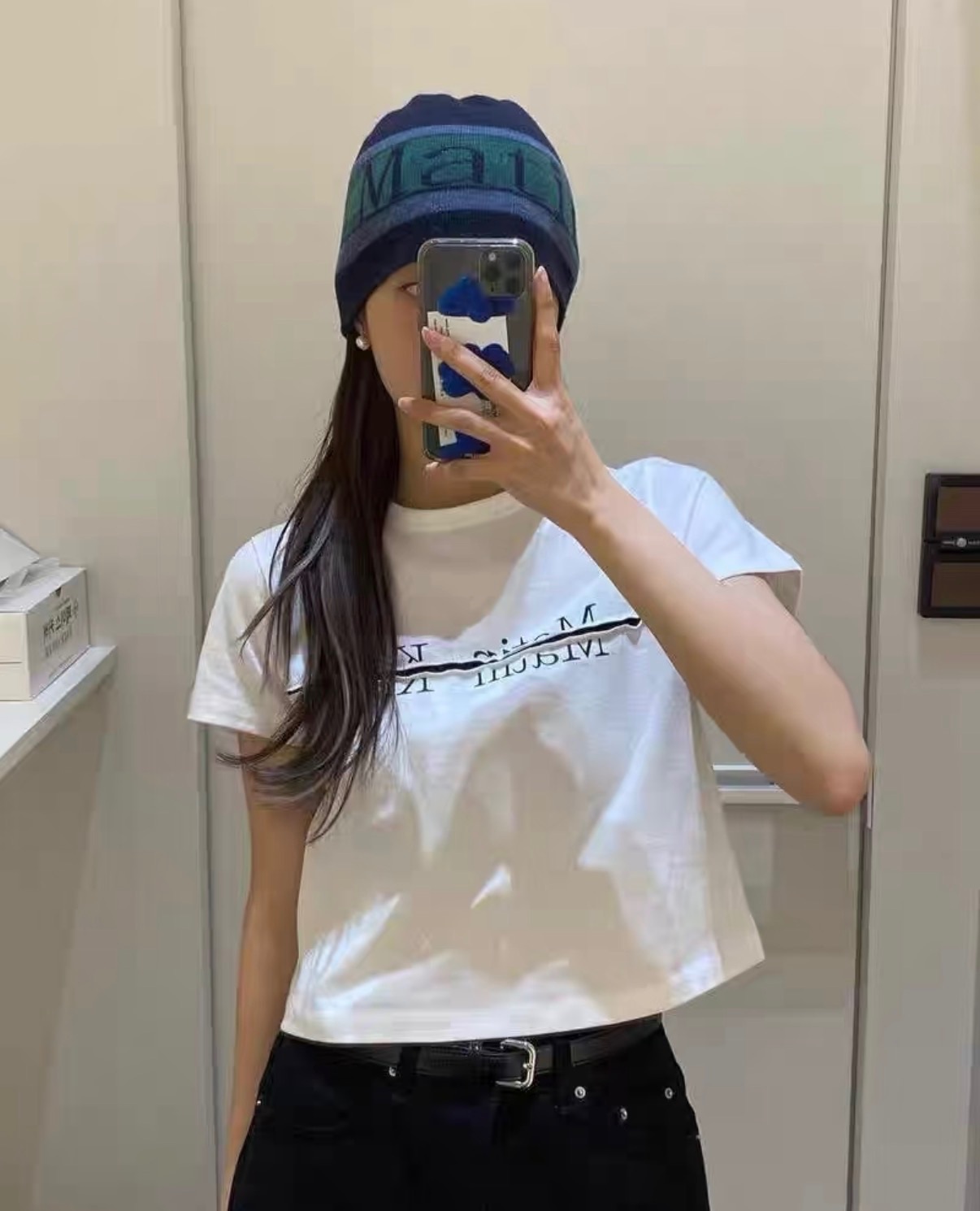 【13/2截單！限時優惠預訂】MATIN KIM CUTTED LOGO CROP TOP（2色）