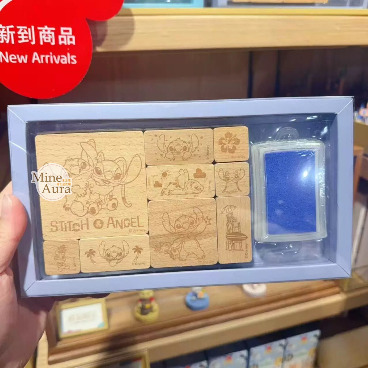 史迪奇 Stitch 圖案 印章 套組 星際寶貝 Lilo & Stitch -上海迪士尼樂園