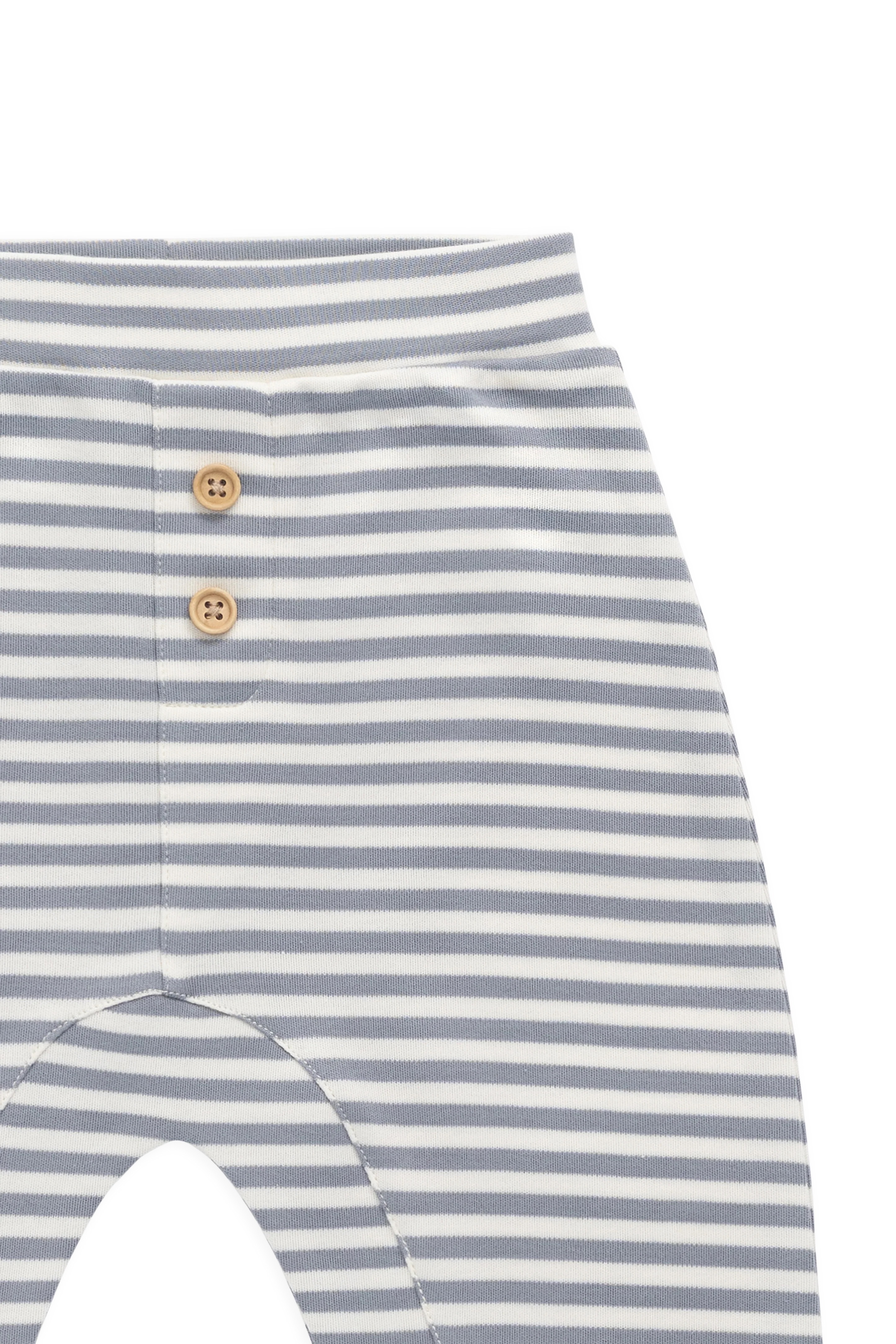 【預購】JAMIE KAY -Pima Cotton Wesley Pant - Narrow Stripe Dawn（Cloud）