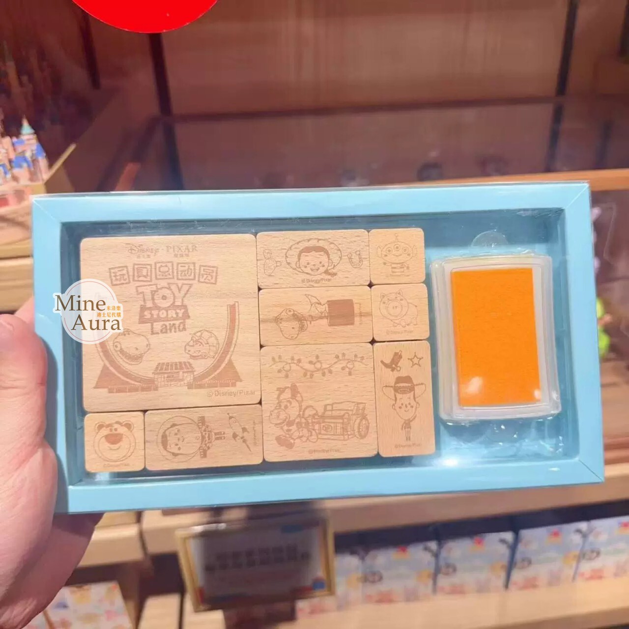 玩具總動員 Toy Story 圖案 印章 套組 -上海迪士尼樂園