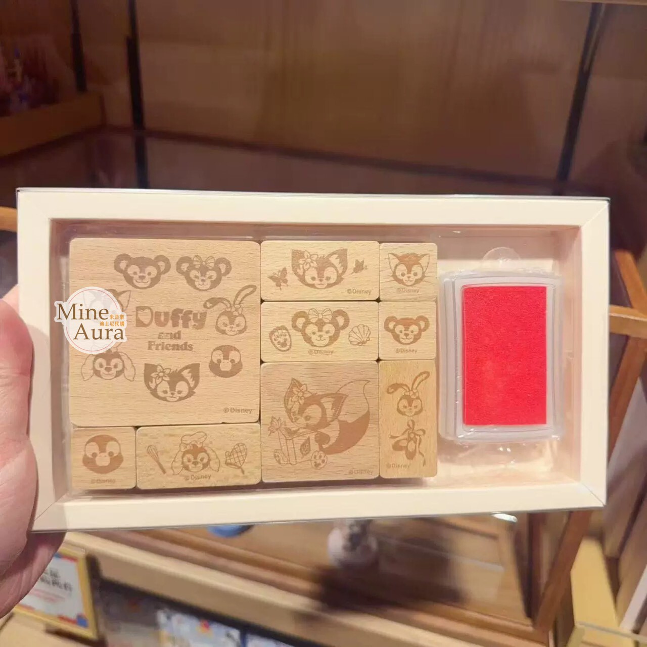 達菲 Duffy 與好友們 圖案 印章 套組 -上海迪士尼樂園