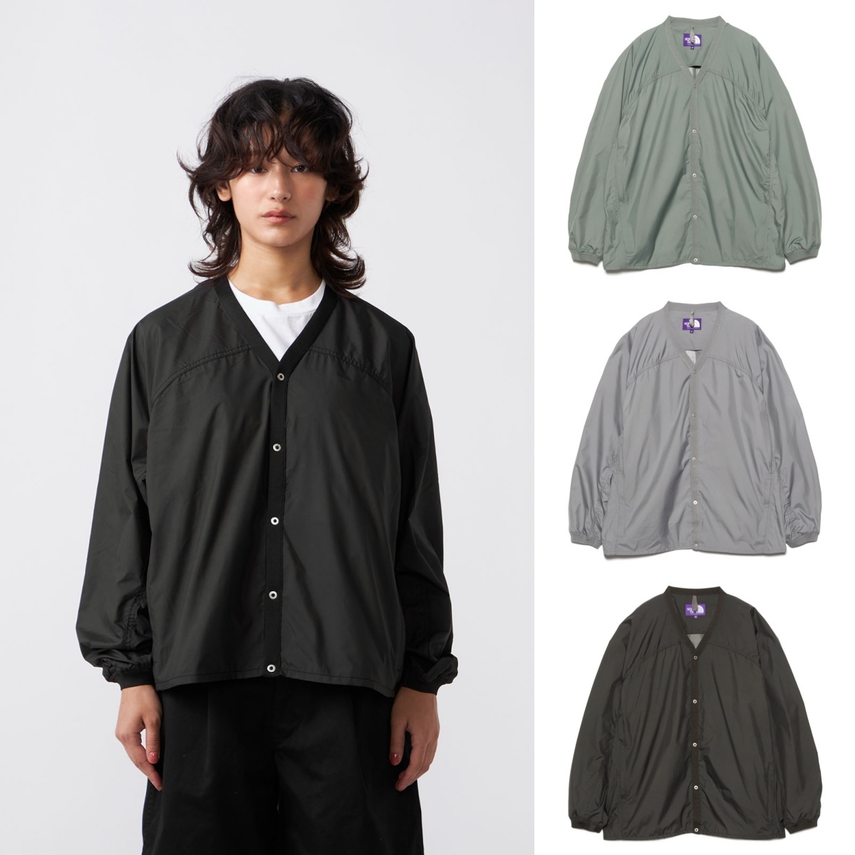 預購┃日本 TNF 紫標 PERTEX QUANTUM Mountain Wind Cardigan 防潑水 開襟 外套