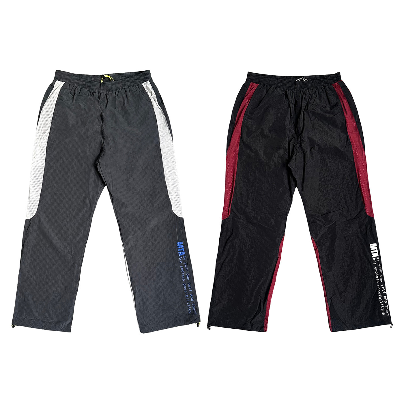 MTA HARDSHELL PANTS 灰色 黑色 抗撕裂 拼接 硬殼 長褲【M25AWNP01】