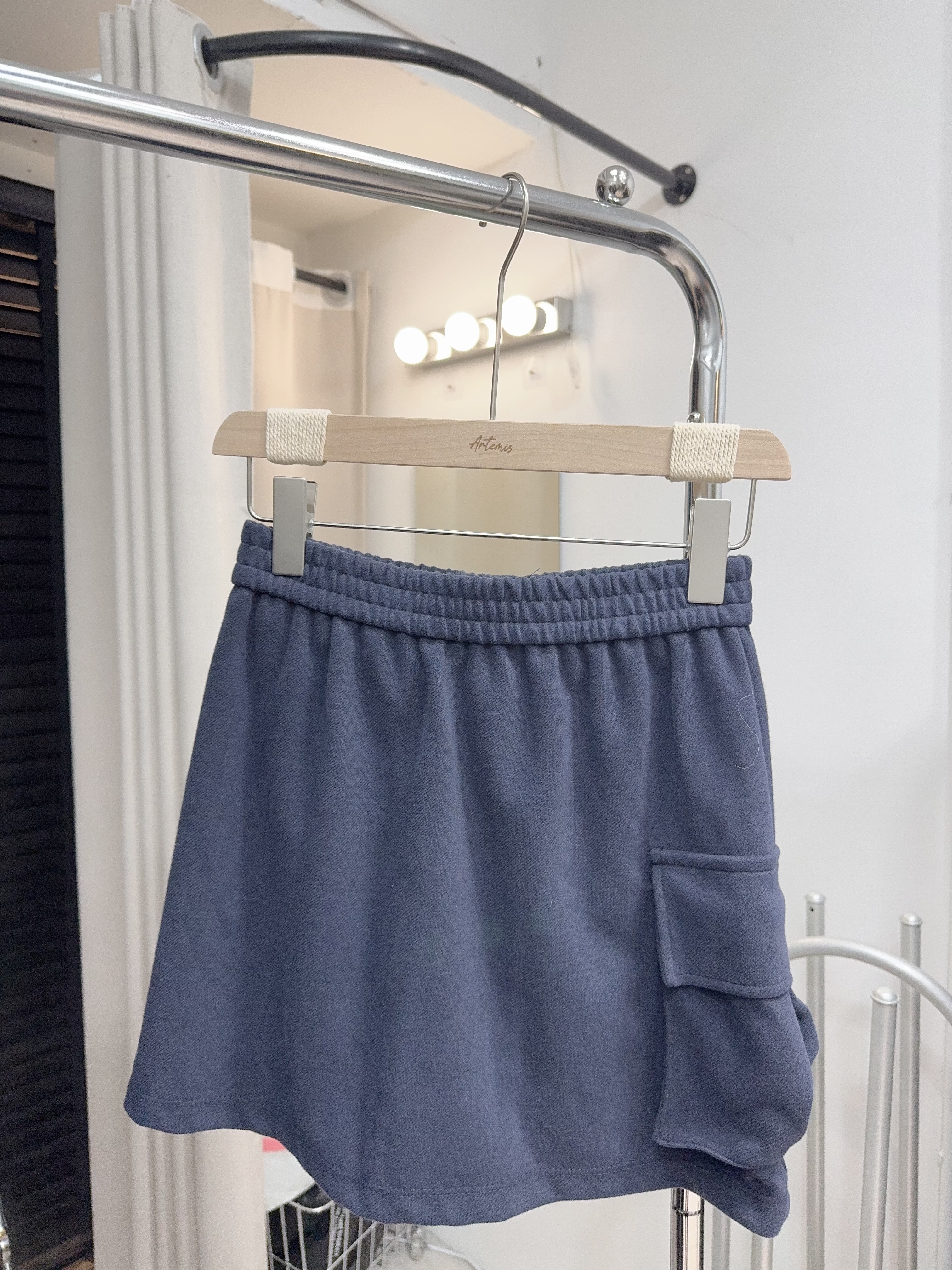 深藍衛衣短裙🔎