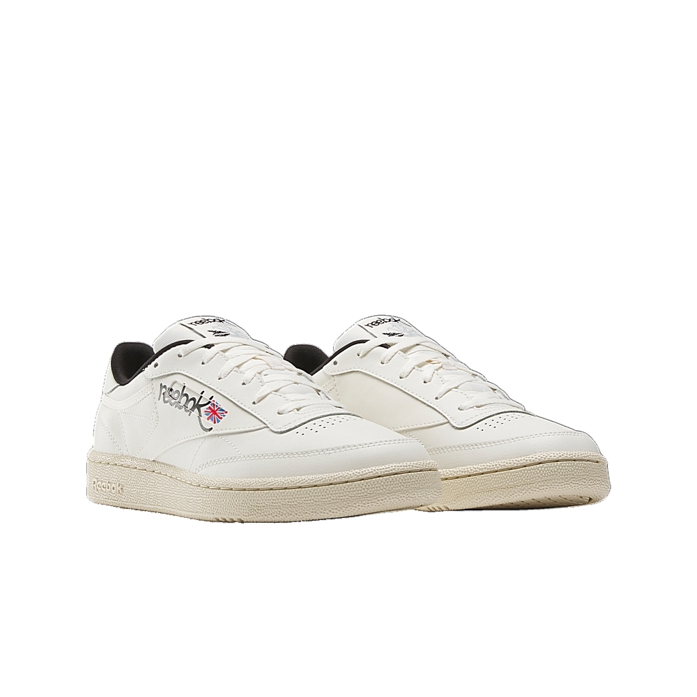 【下殺↘ $1290】Reebok 休閒鞋 Club C 85 白黑 奶油 網球鞋 男 100074477