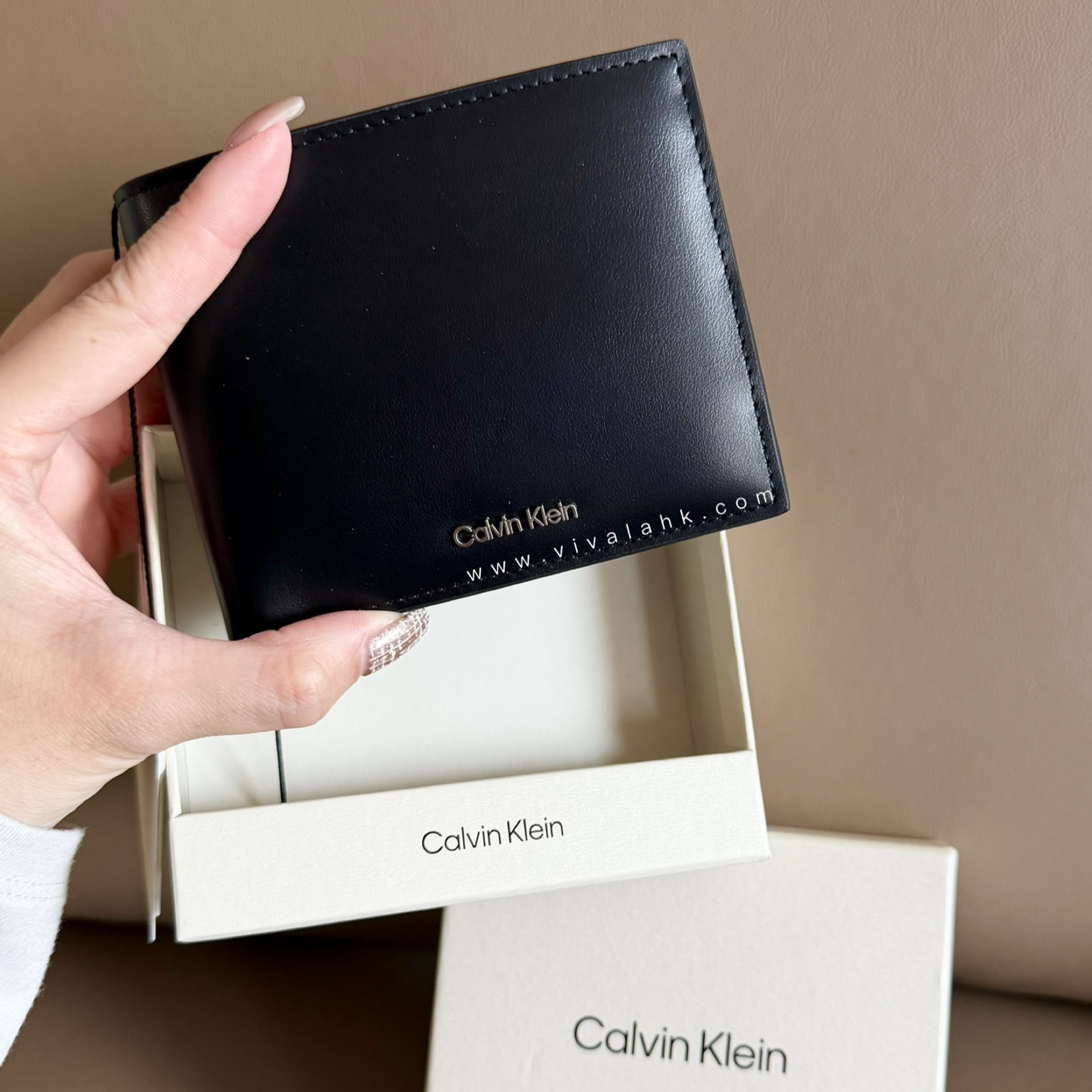 Calvin Klein - 男裝銀包 (相位+散子位) (滑皮)  (4D1164G)