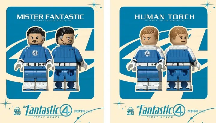 【Life Brick】驚奇四超人 - 四隻人偶