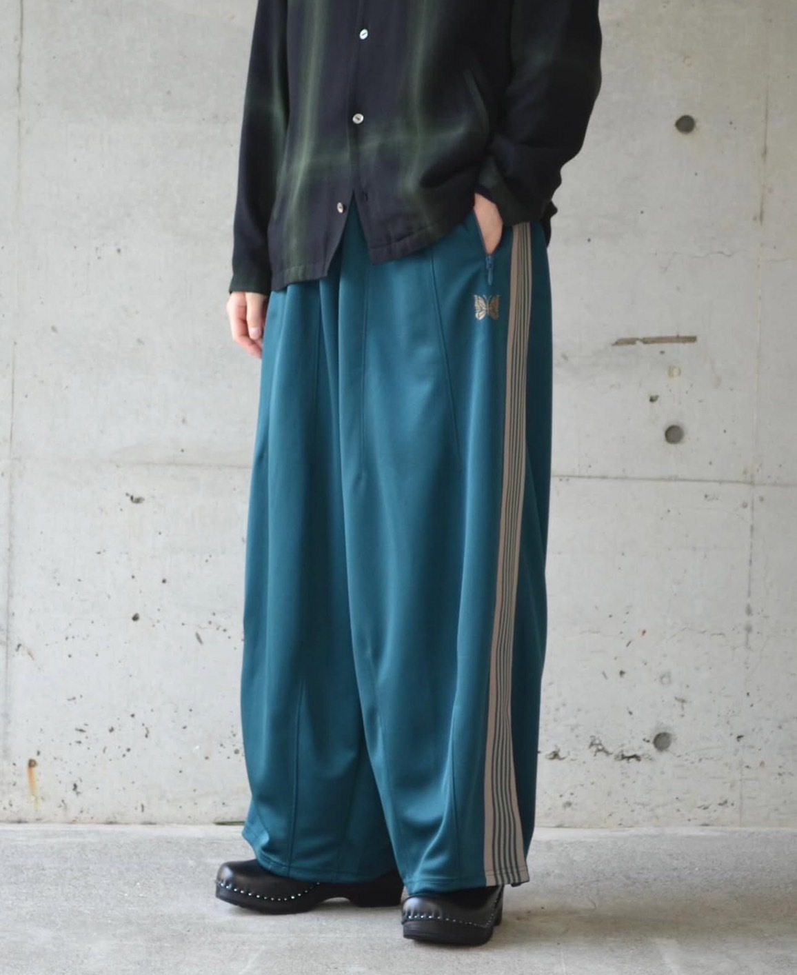 Needles H.D. Track Pant 26s/s 別注 寬版長褲