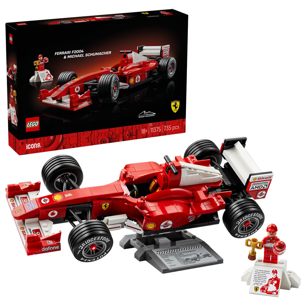 LEGO 11375 樂高積木 11375 Icons 系列 - Ferrari F2004 和 Michael Schumacher
