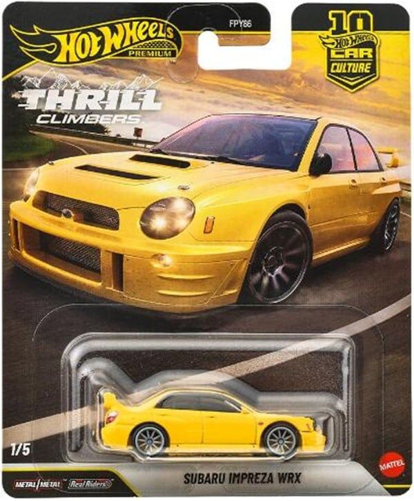 預購26/05 Hot wheels 代理版 驚險攀登者 Subaru Impreza WRX