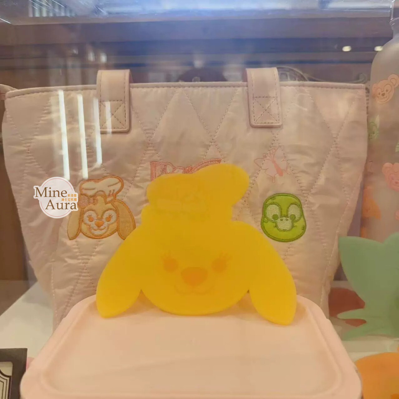 達菲 Duffy 與好友們 繽紛糖豆系列 大頭 造型 杯墊組 -上海迪士尼樂園