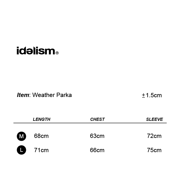 idealism IDE Weather Parka 外套【ID25067】
