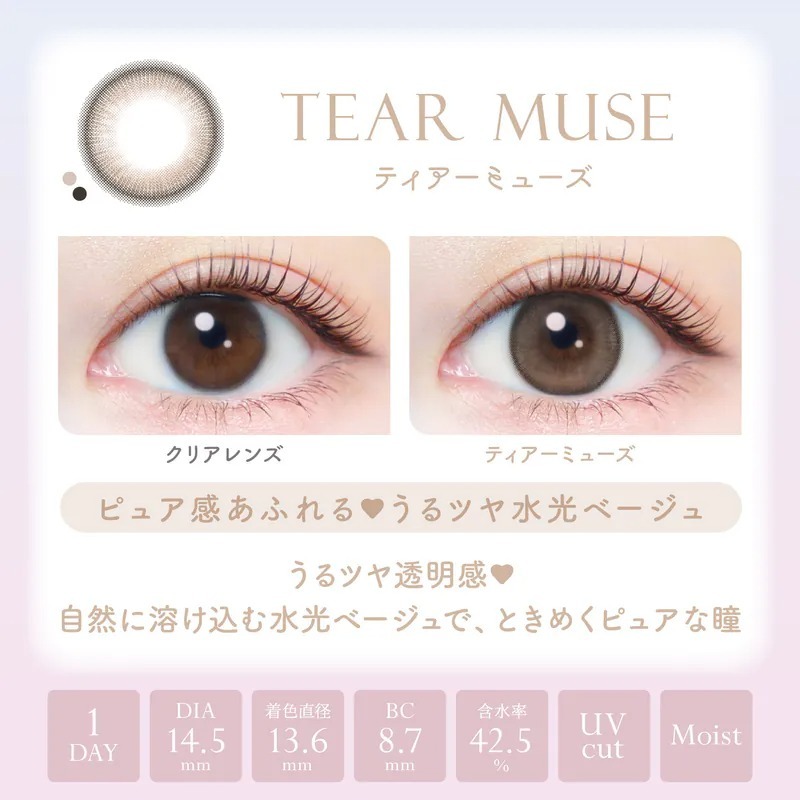 Ever Color 1 Day Natural Moist Label UV｜日拋彩妝隱形眼鏡｜每盒20片