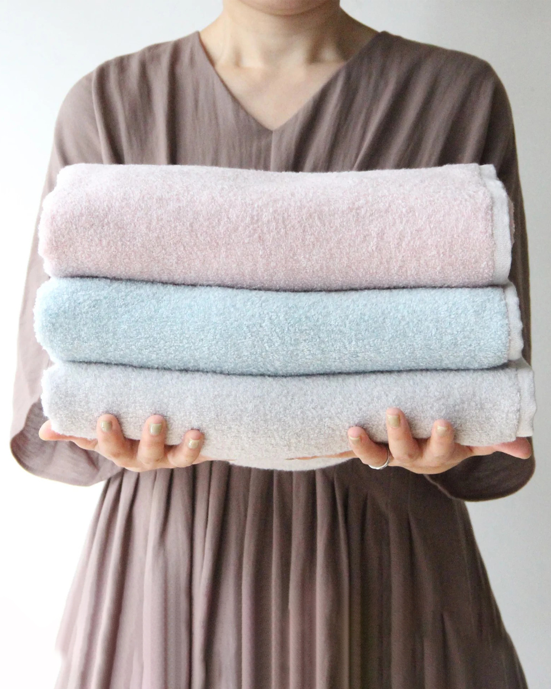 今治無捻紗 柔軟蓬鬆浴巾(3色)｜Kontex