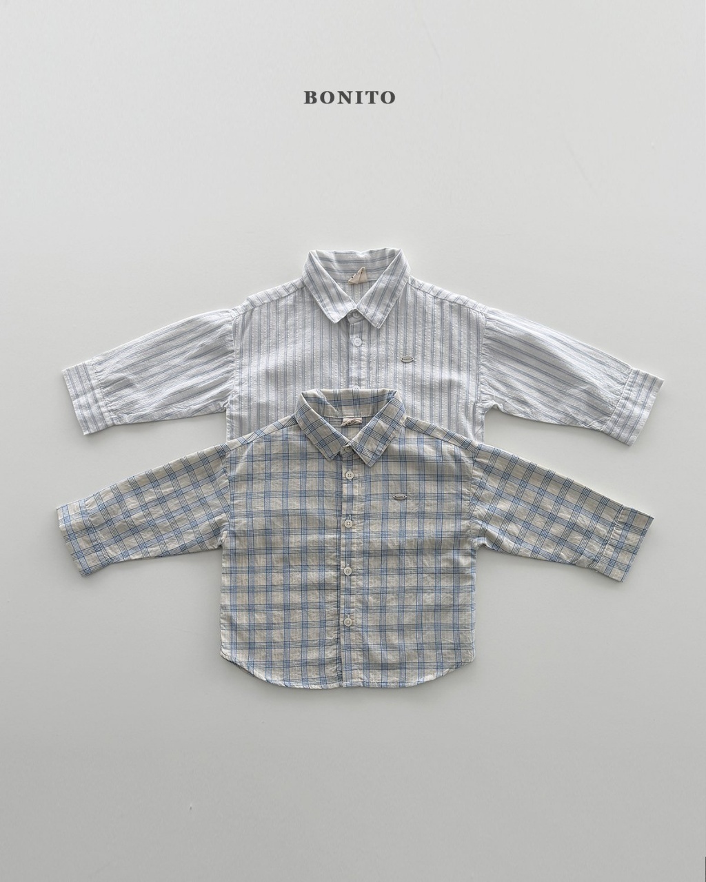 韓國🇰🇷BONITO直條/格紋襯衫(12m-XL/JS-JM)