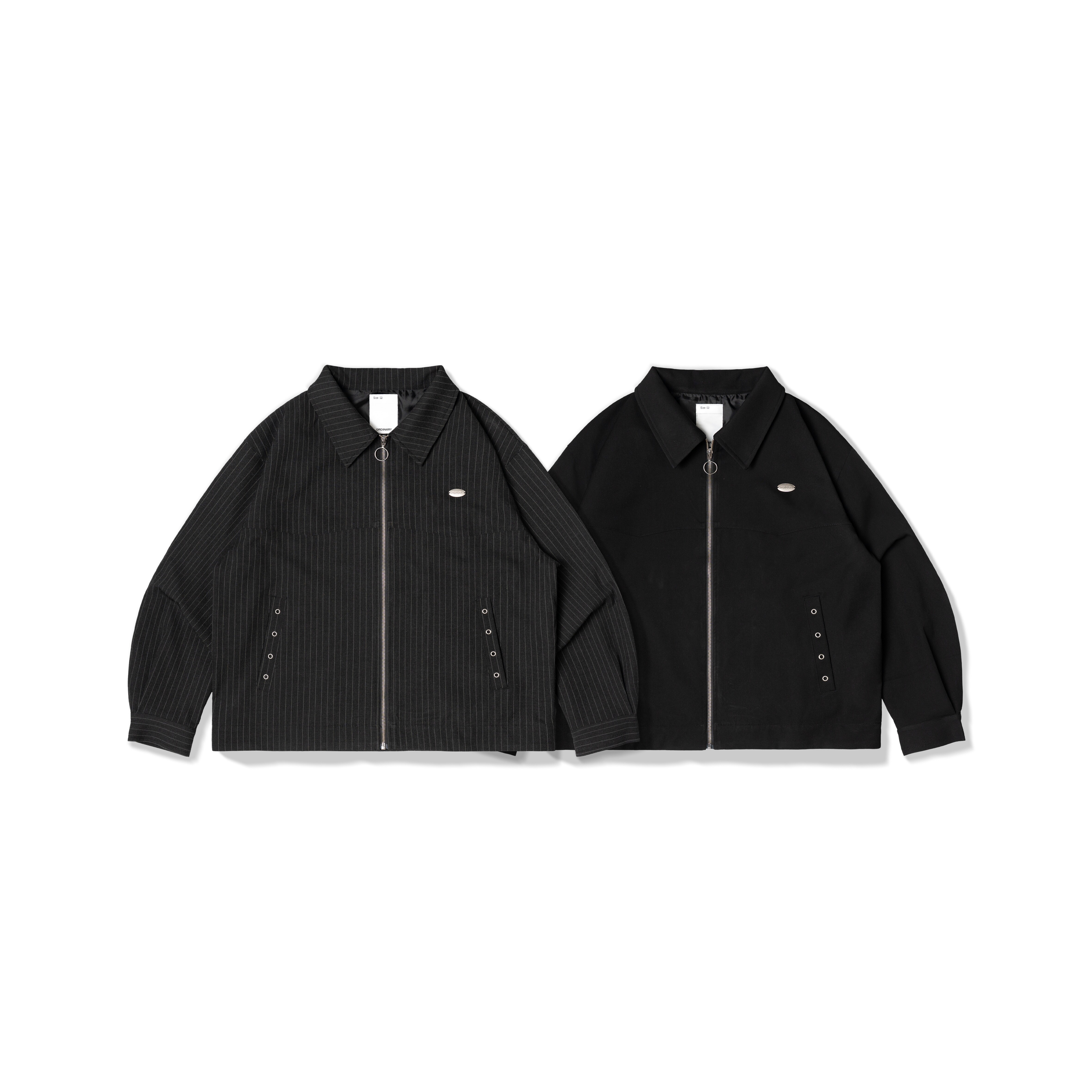 【車庫服飾】ORDINARY ZIP-FRONT SUIT JACKET