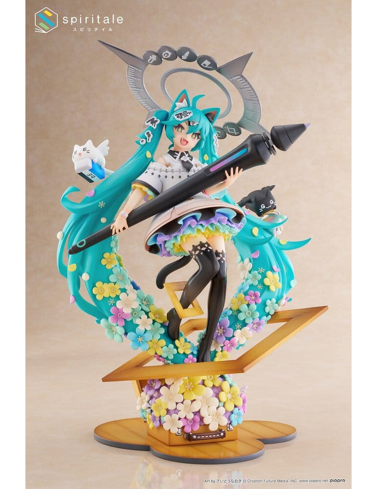 初音未來 × Naoki Saito “My Figure Making!” ~The Painter ver.~ 1/7 Scale Figure