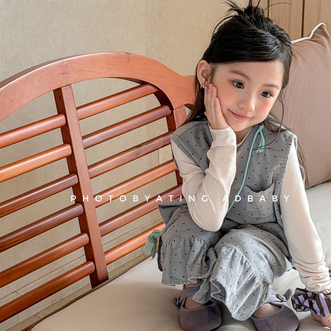 兩色ᝰ  背心套裝花邊套裝