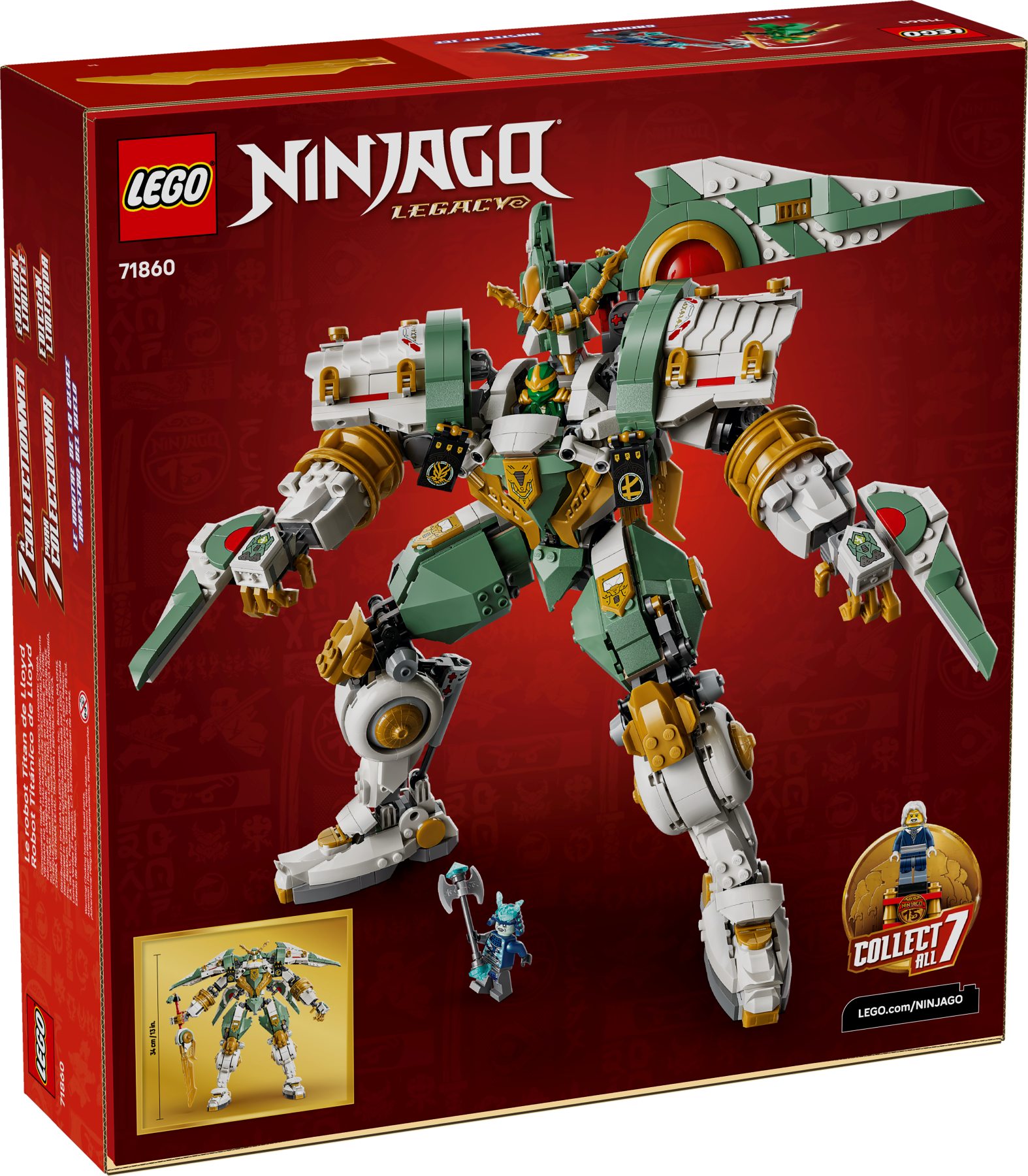 LEGO 71860 樂高積木71860 NINJAGO 旋風忍者系列- 勞埃德的鈦機械人15