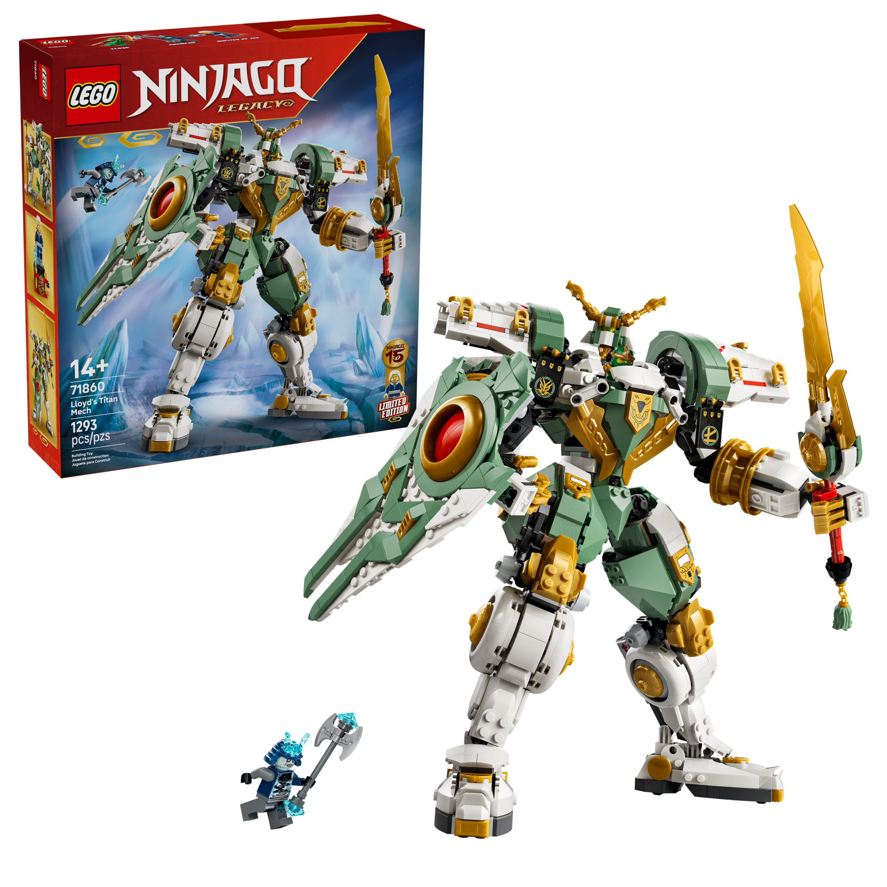 LEGO 71860 樂高積木 71860 NINJAGO 旋風忍者系列 - 勞埃德的鈦機械人 15 週年紀念版