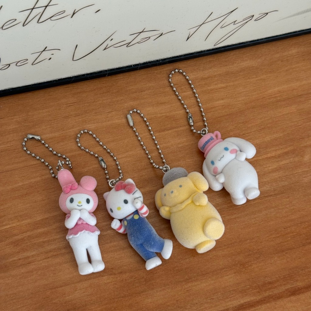 （現貨）三麗鷗長腿植絨扭蛋 吊飾 鑰匙圈 SANRIO