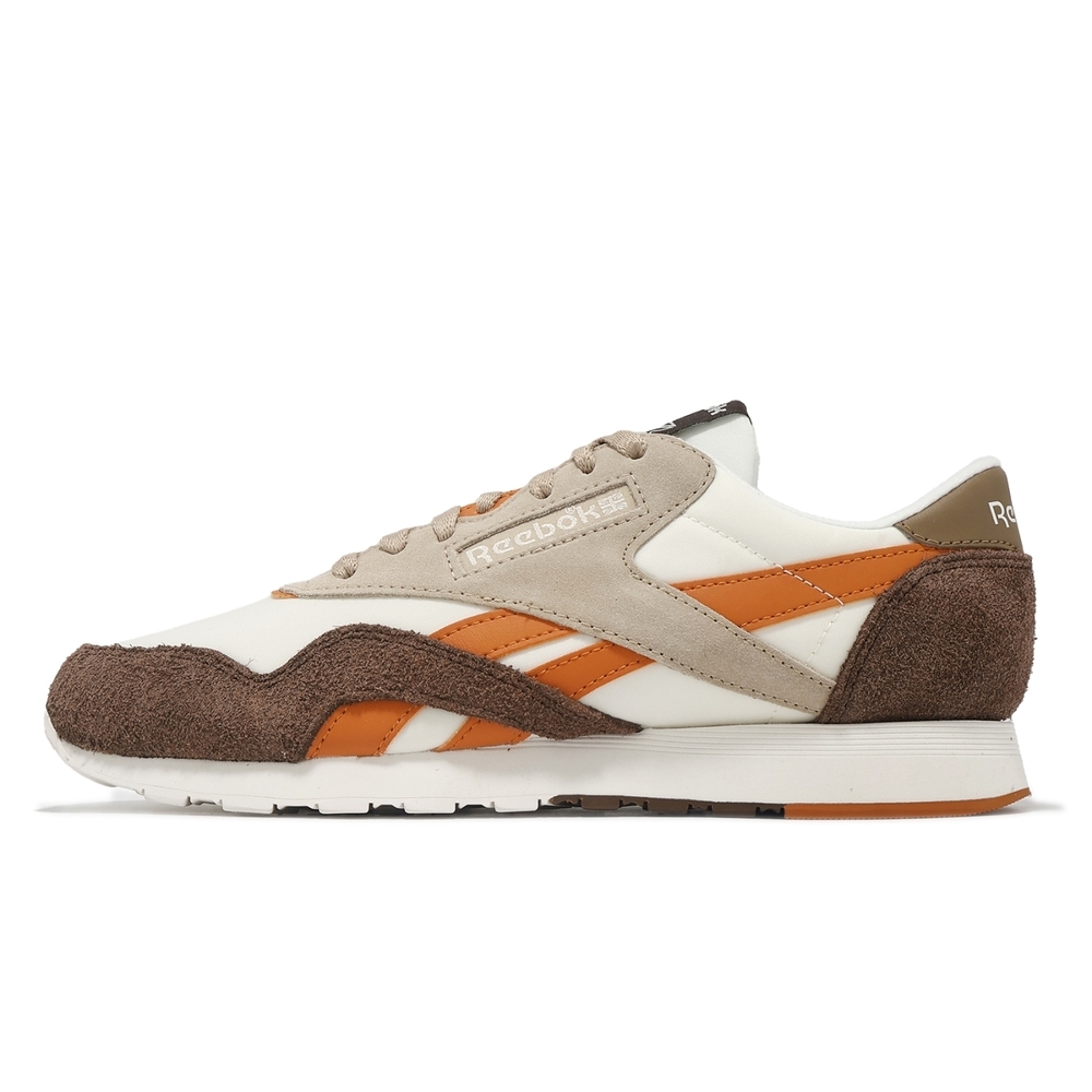 【下殺↘ $1290】Reebok 休閒鞋 Classic Nylon Vintage 白咖橘 麂皮 尼龍 男 100075299