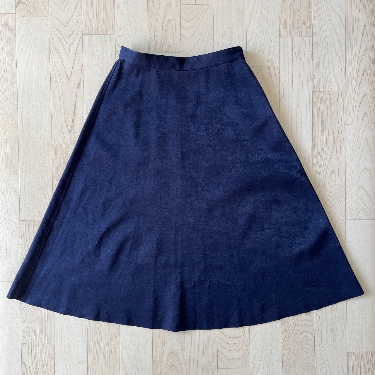 湖水綠色/深藍色雙面半裙