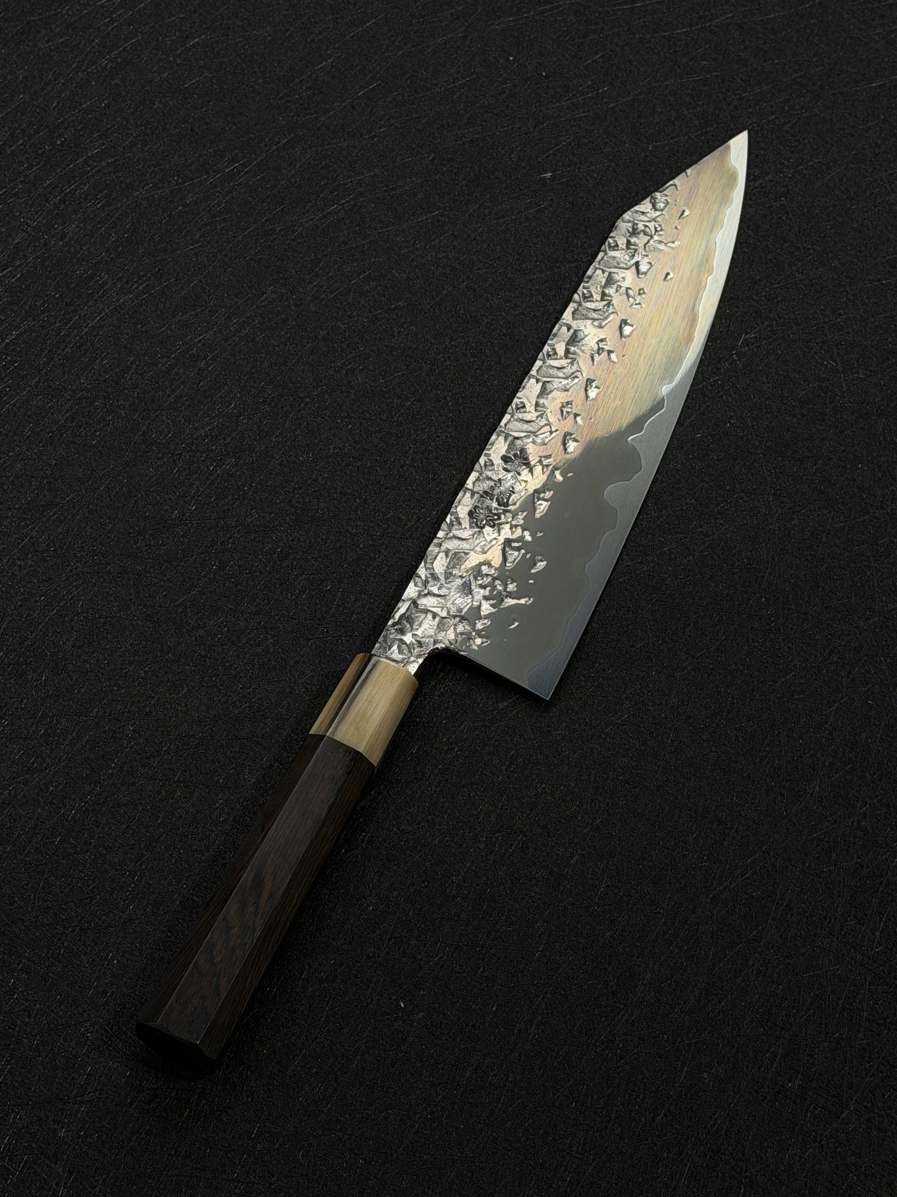 貴輔 x 新国 ATS 槌目 鏡霞研 切付牛刀