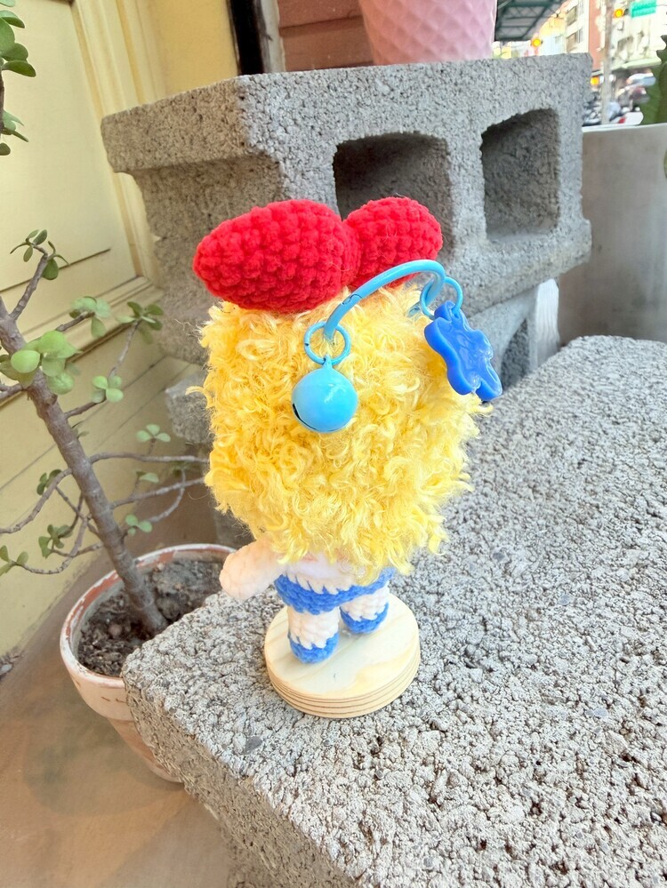 藍色系泳裝哭娃吊飾((蝴蝶結隨機))