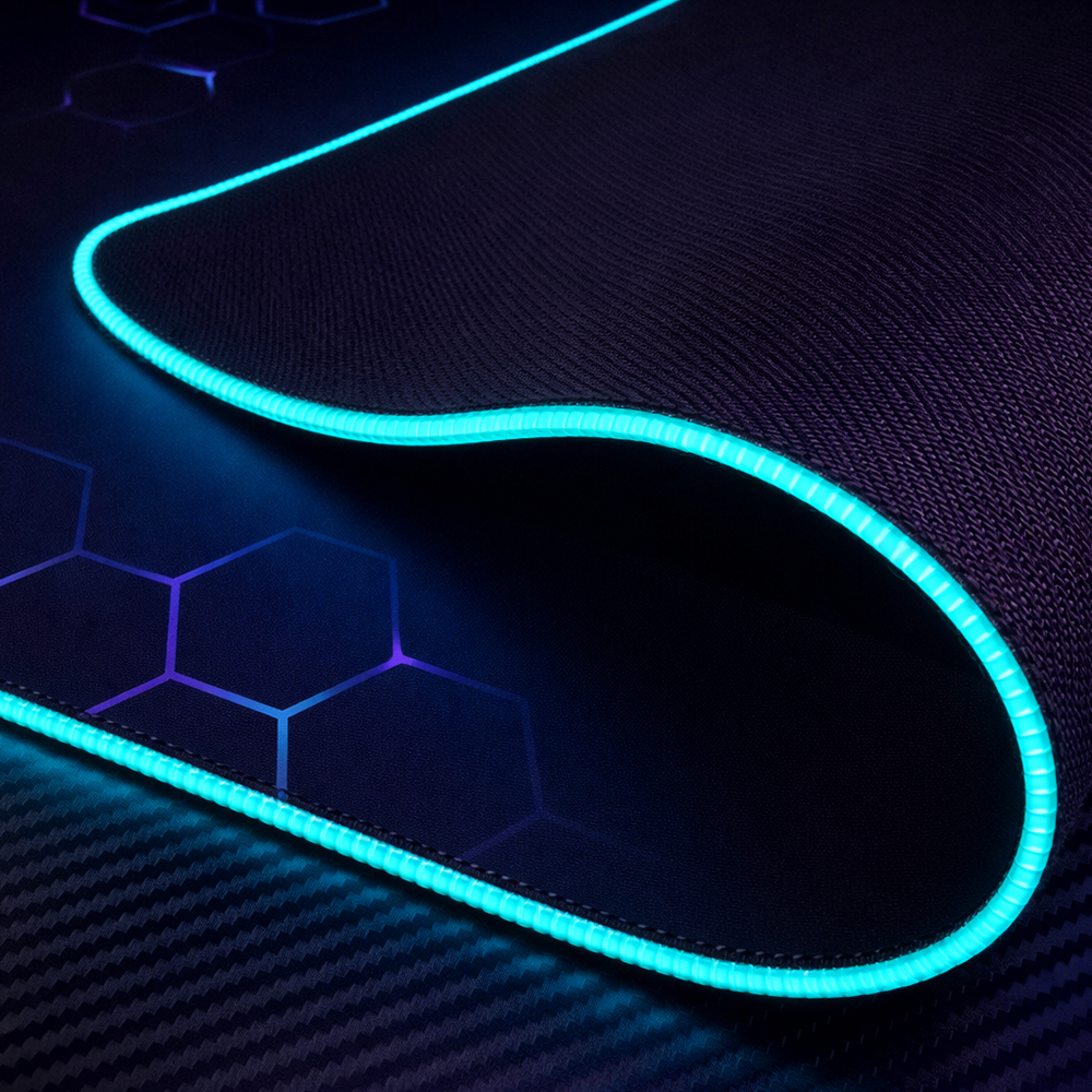 RGB 炫彩電競桌墊 / 滑鼠墊