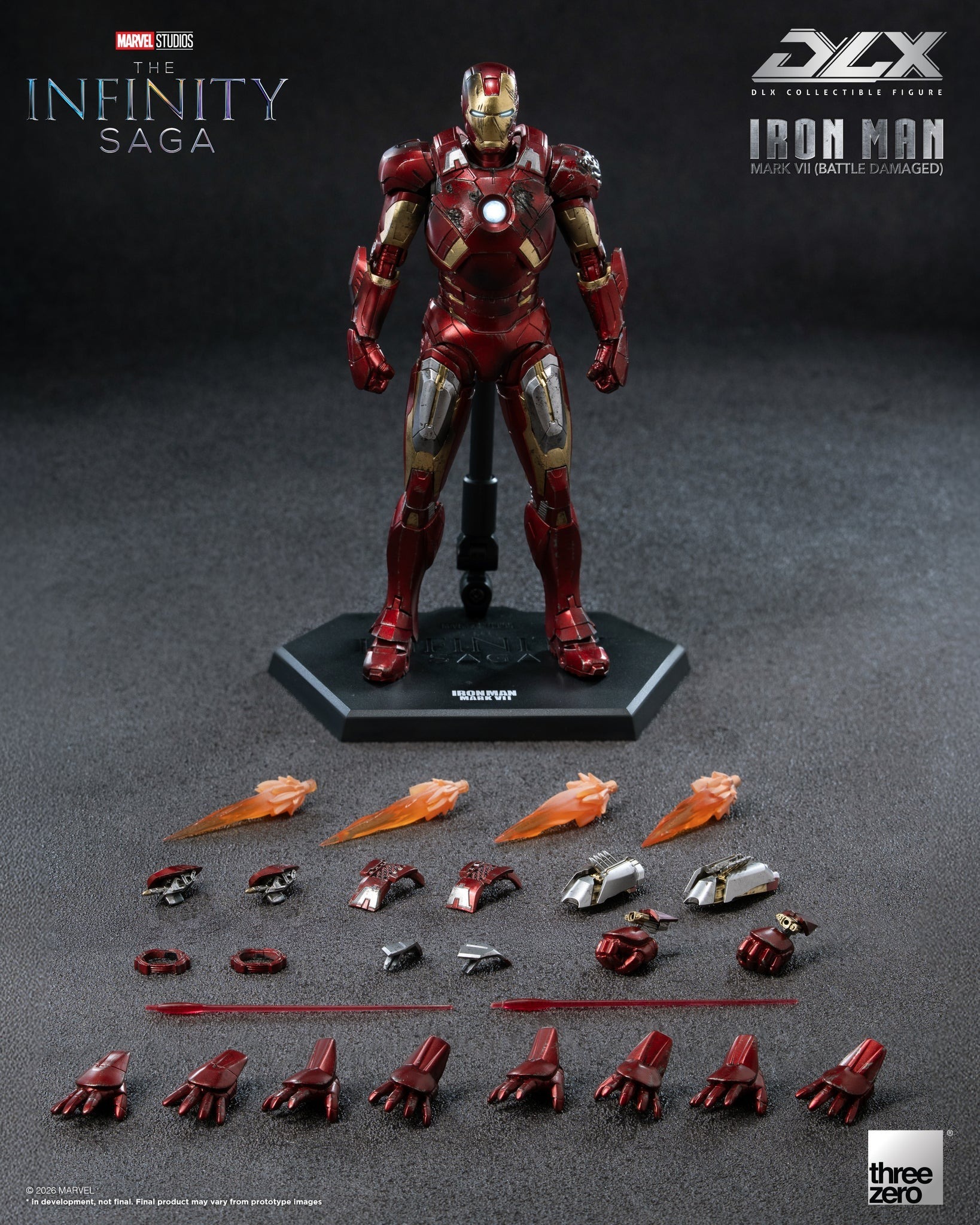 (預訂) Threezero 3Z0969- The Infinity Saga - DLX Iron Man Mark 7 (戰損版)
