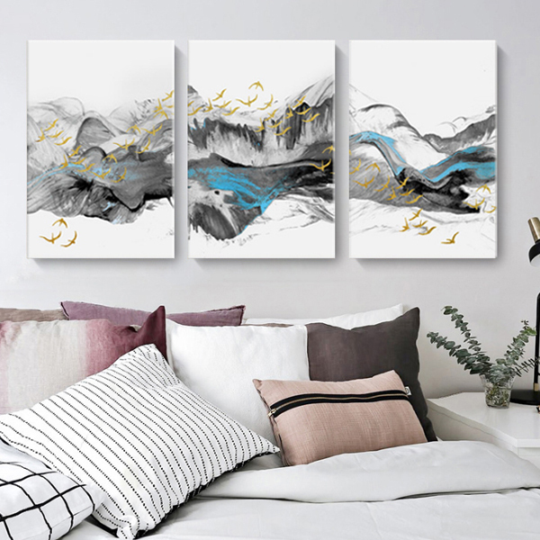 山水意象無框掛畫(福利品)