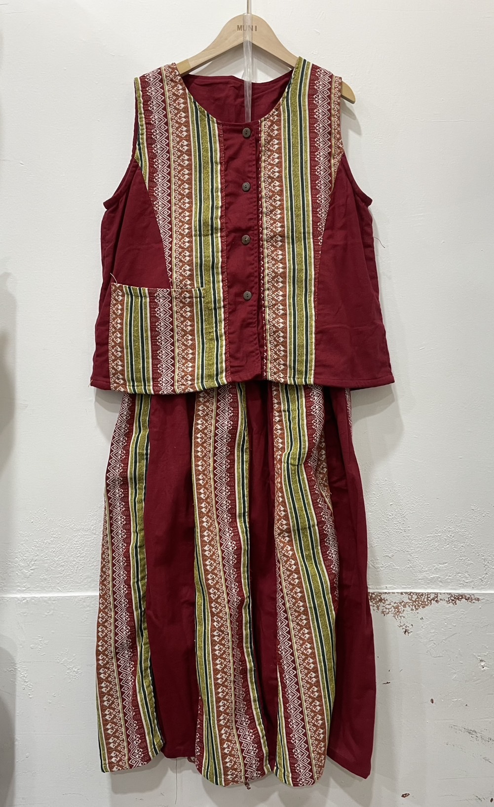 No.2紅底-民族風圖騰套裝