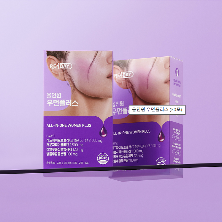 RE4DAY All-in-One Women Plus - PDRN 膠原蛋白飲品 一盒15條