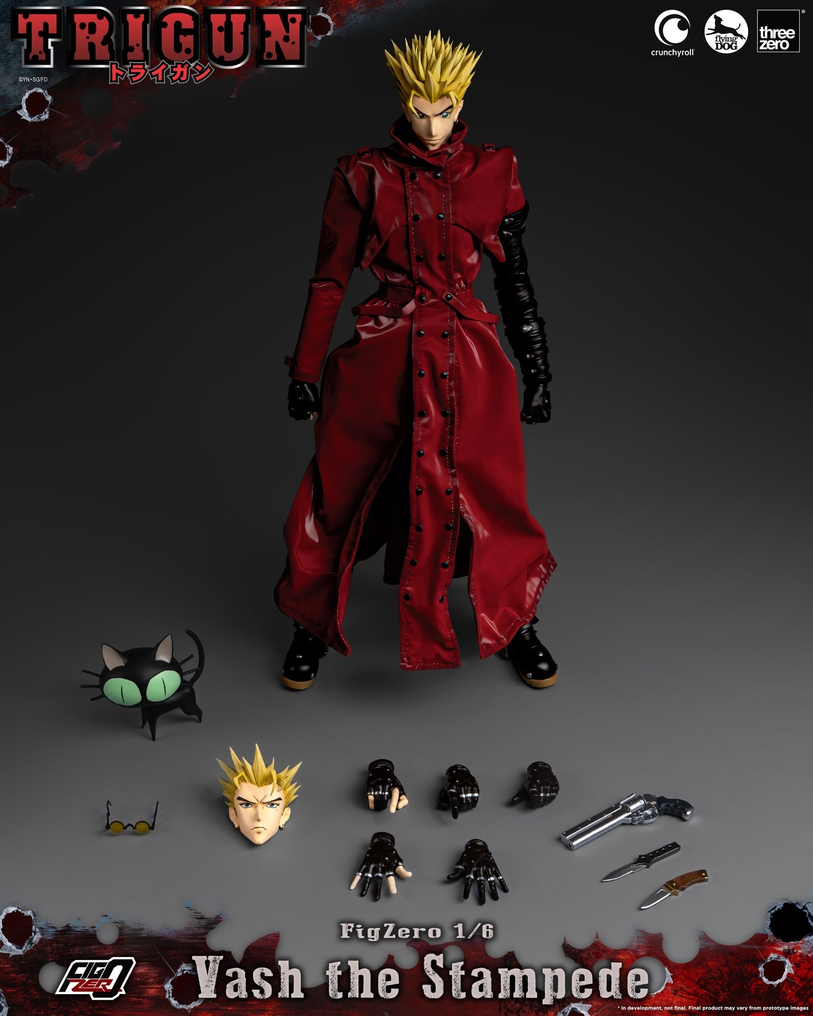 (預訂) Threezero 3Z0588 TRIGUN - FigZero 1/6 Vash the Stampede