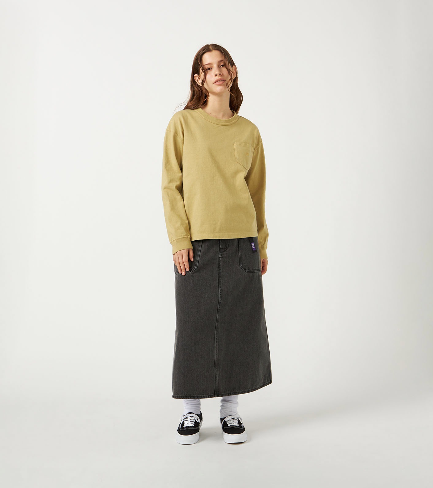 預購┃日本TNF 紫標8oz Field Long Sleeve Pocket Tee 口袋T 長袖