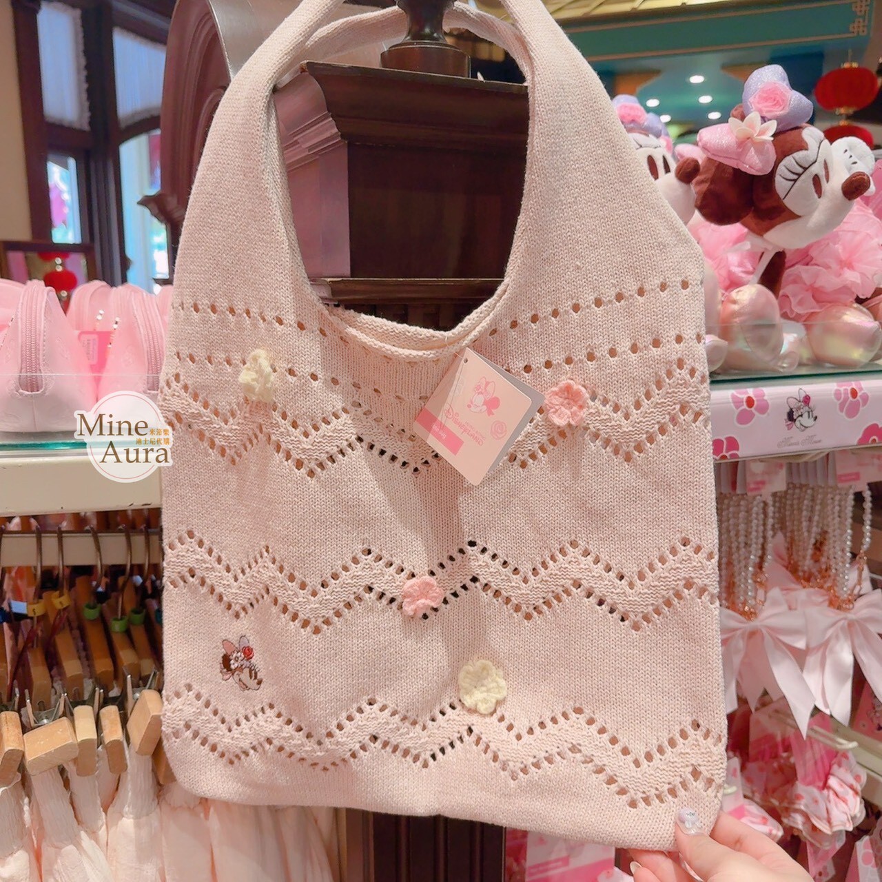 2026 春日系列 米妮 Minnie 造型 手提包 -香港迪士尼樂園