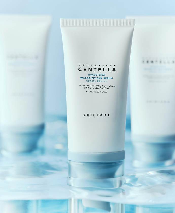 【直播】SKIN1004 K021327 馬達加斯加積雪草玻尿酸水感防曬精華 50ml