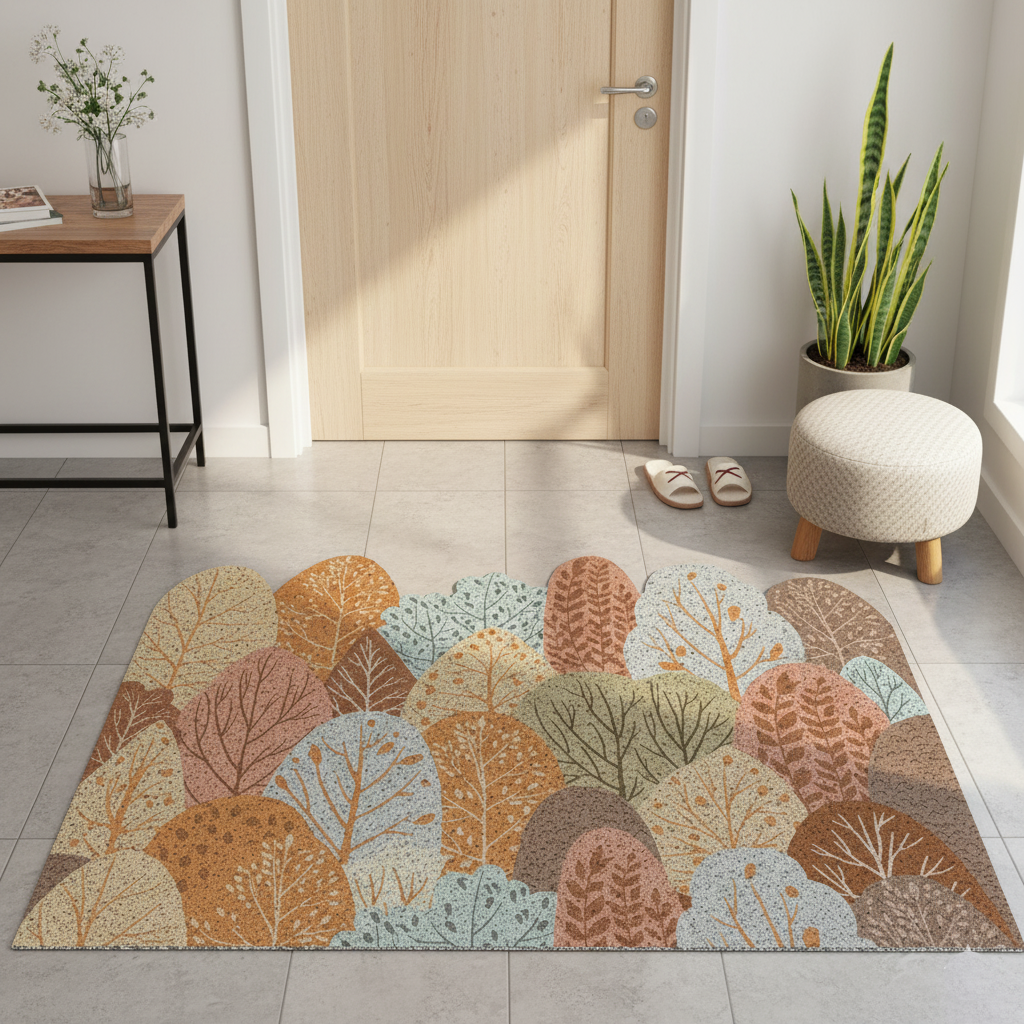 北歐樹林樂園除塵地墊(福利品)