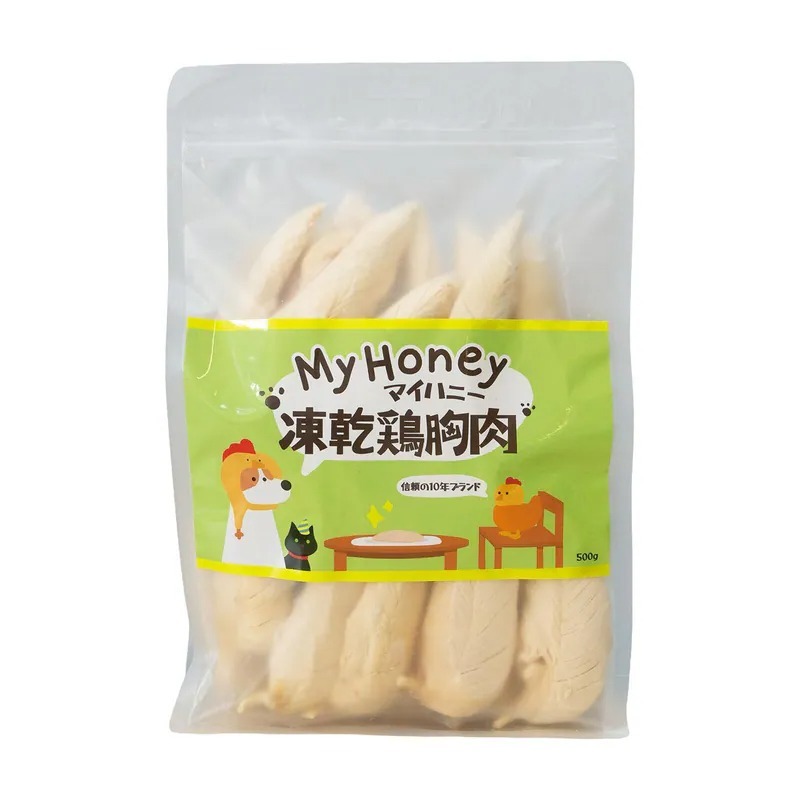 MyHoney 凍乾雞胸肉條小食 500g