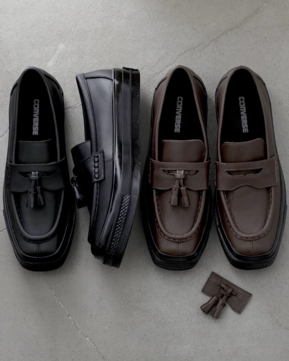 <新品搶發🔥>Converse All Star Loafer 方頭 皮革 流蘇 樂福鞋 兩色