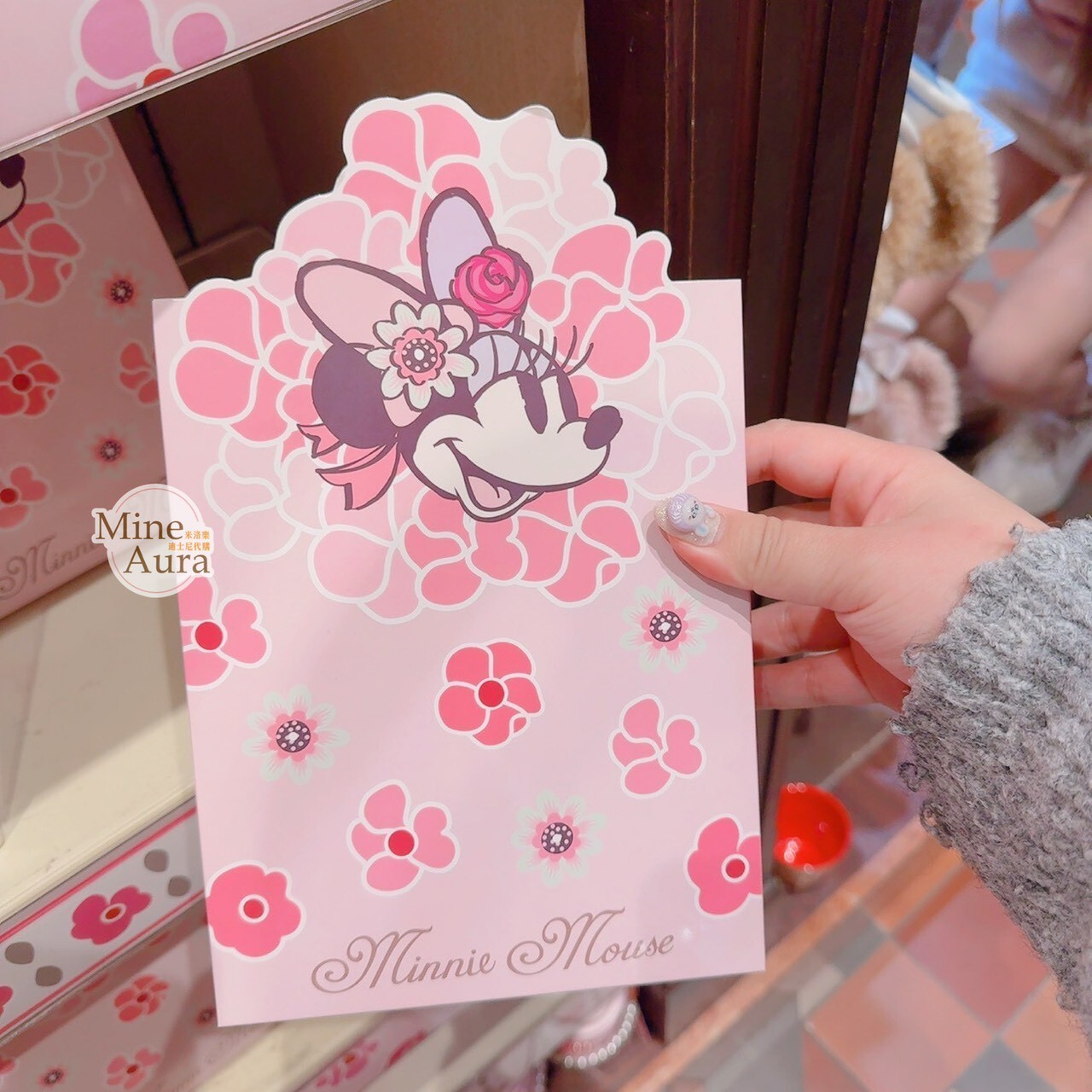 2026 春日系列 米妮 Minnie 草莓 巧克力球 糖果 -香港迪士尼樂園