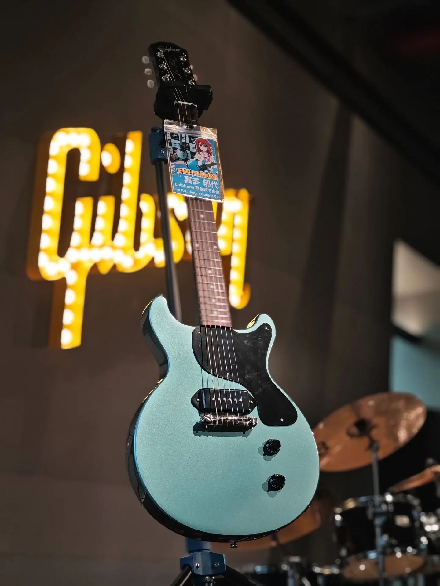 Epiphone Epiphone Les Paul Junior DC Pelham Blue 電吉他 喜多郁代同款 — 三峽吉他 / Bass