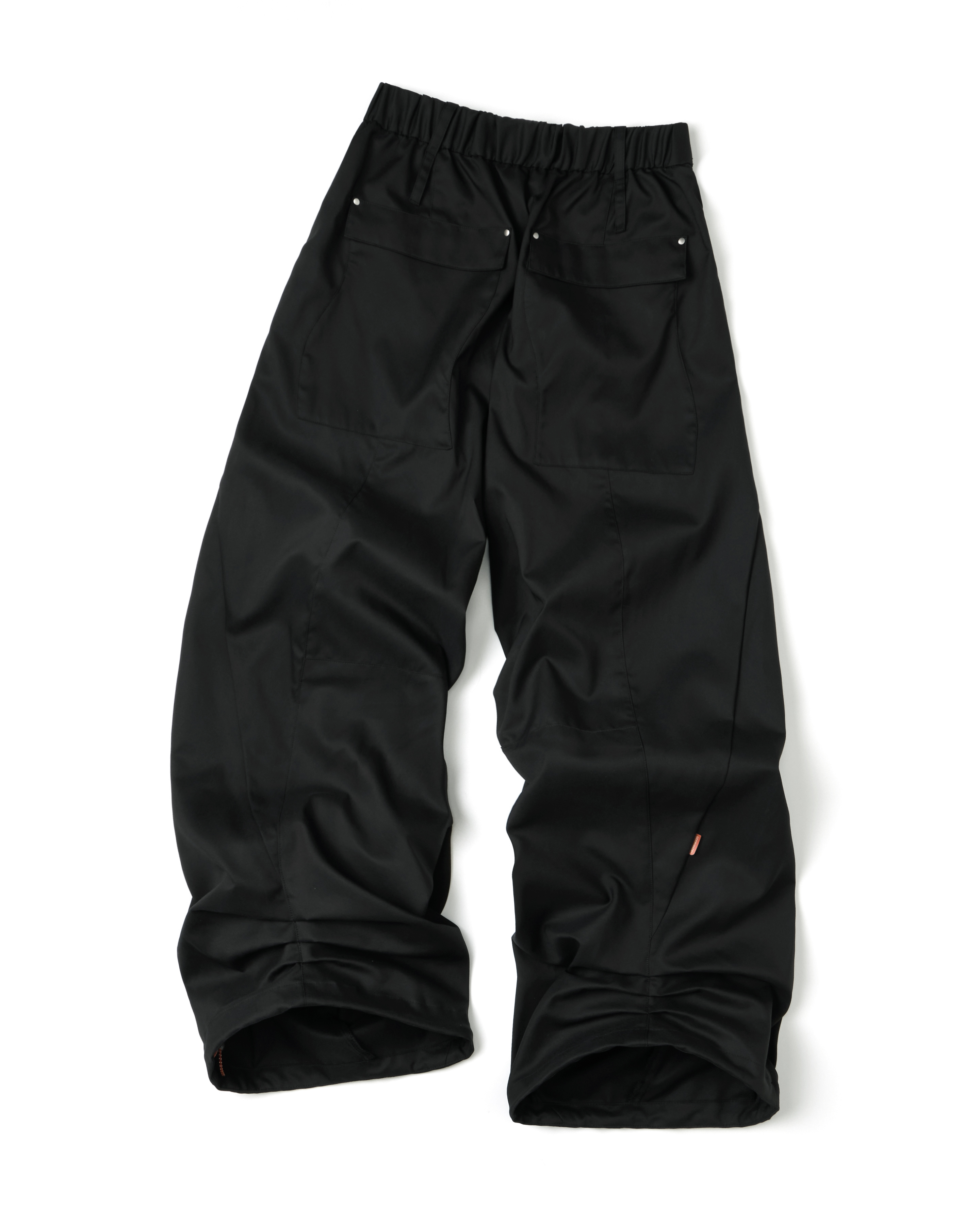 GOOPiMADE Lunar NY - Utility Ruched Work Pants - Black