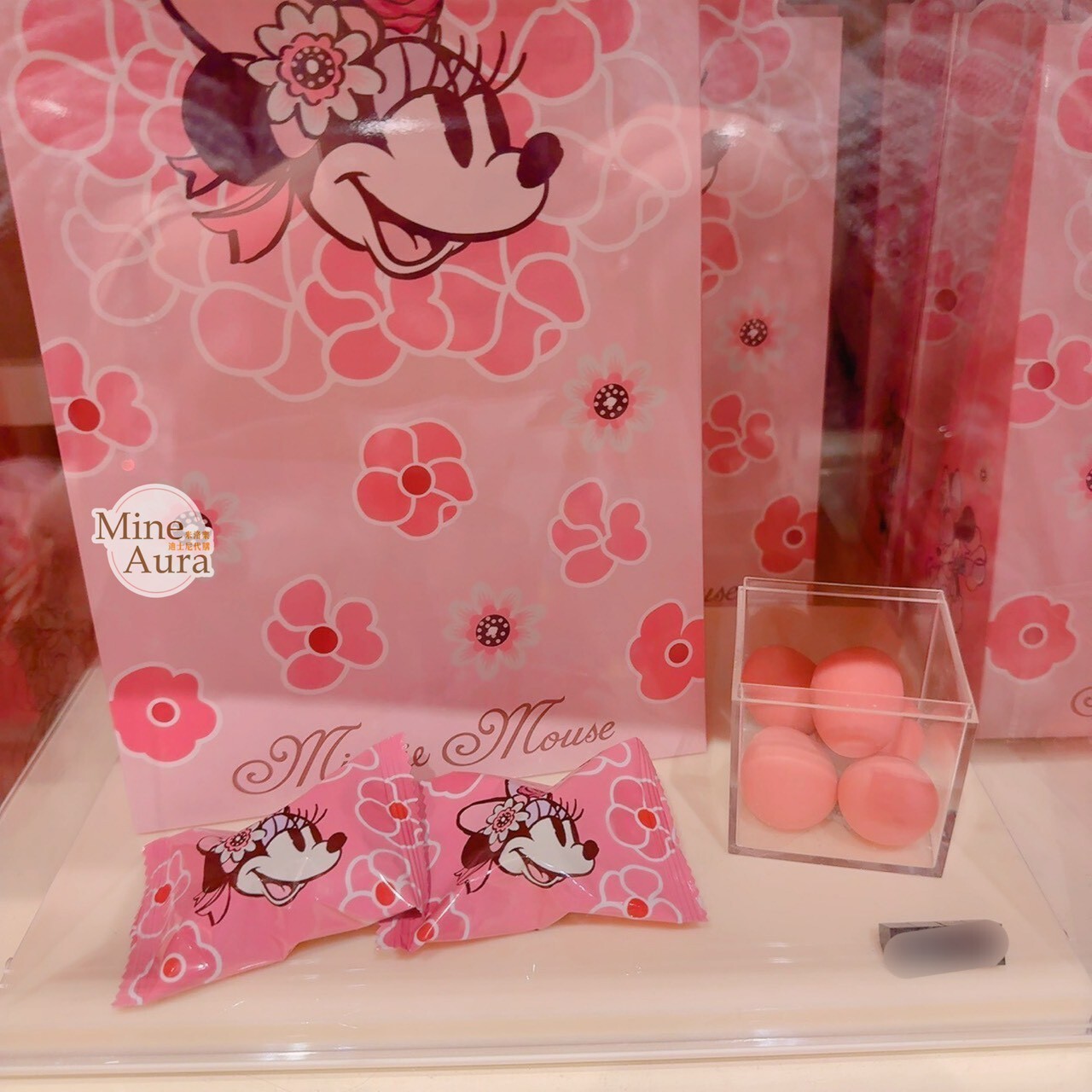 2026 春日系列 米妮 Minnie 草莓 巧克力球 糖果 -香港迪士尼樂園