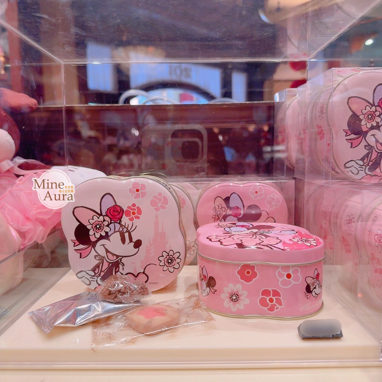 2026 春日系列 米妮 Minnie 曲奇餅 餅乾 造型 鐵盒 2入組 -香港迪士尼樂園