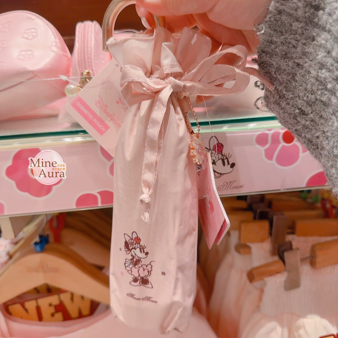 2026 春日系列 米妮 Minnie 圖案 折疊傘 雨傘 -香港迪士尼樂園